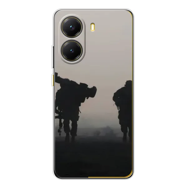 Чехол с рисунком «Бой солдат» для Xiaomi POCO X7 Pro Чехол с рисунком «Бой солдат» для Xiaomi POCO X7 Pro