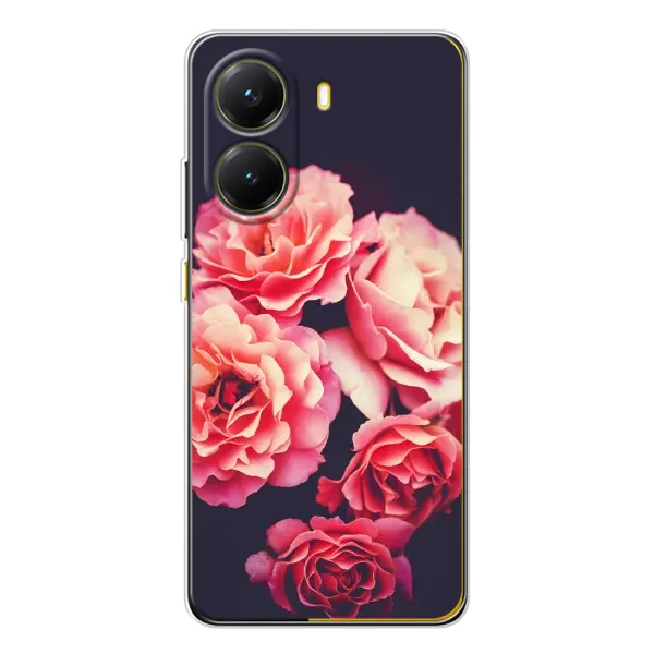Чехол с рисунком «Бутоны» для Xiaomi POCO X7 Pro Чехол с рисунком «Бутоны» для Xiaomi POCO X7 Pro