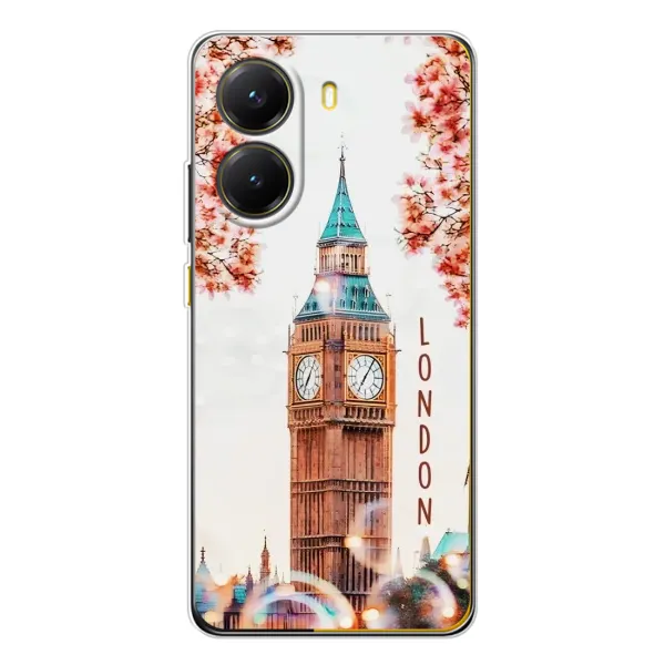 Чехол с рисунком «Часы Лондон» для Xiaomi POCO X7 Pro