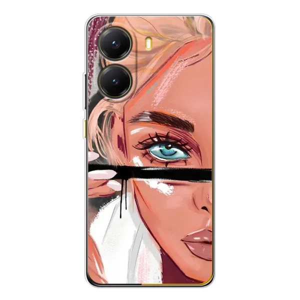 Чехол с рисунком «Девушка и ресницы» для Xiaomi POCO X7 Pro Чехол с рисунком «Девушка и ресницы» для Xiaomi POCO X7 Pro
