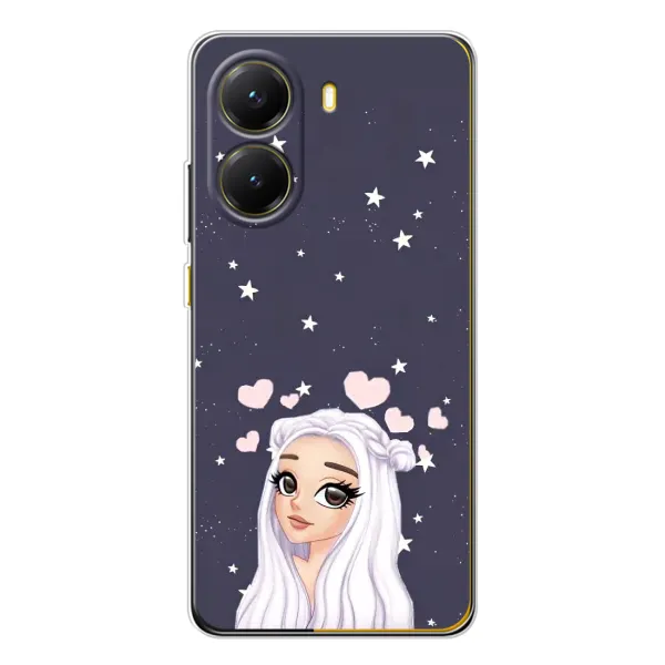 Чехол с рисунком «Девушка и сердечки» для Xiaomi POCO X7 Pro Чехол с рисунком «Девушка и сердечки» для Xiaomi POCO X7 Pro