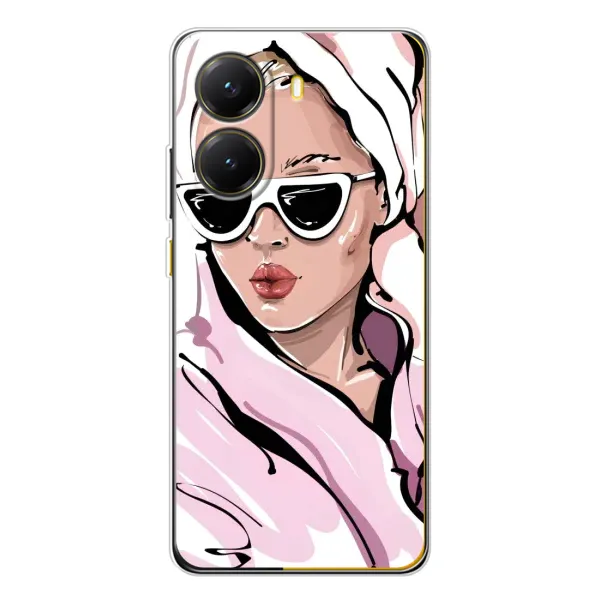 Чехол с рисунком «Девушка в халате» для Xiaomi POCO X7 Pro