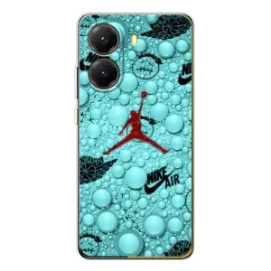 Силиконовый Чехол Nike Air Jordan на Поко Х7 Про (Джордан Найк)