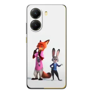 Силиконовый чехол с принтом Зоотрополіс для Xiaomi POCO X7 Pro (Джуди и Ник)
