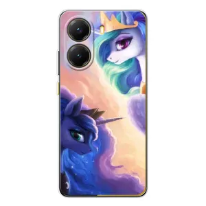 Чехол Unicorn на Xiaomi POCO X7 Pro (Единорожки на тучках)