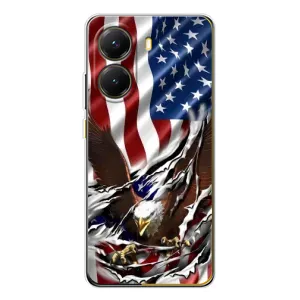 Чехол Флаг USA для Xiaomi POCO X7 Pro (Флаг USA)
