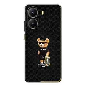 Чехлы Мишка Тедди для Поко Х7 Про (GUCCI Teddy)