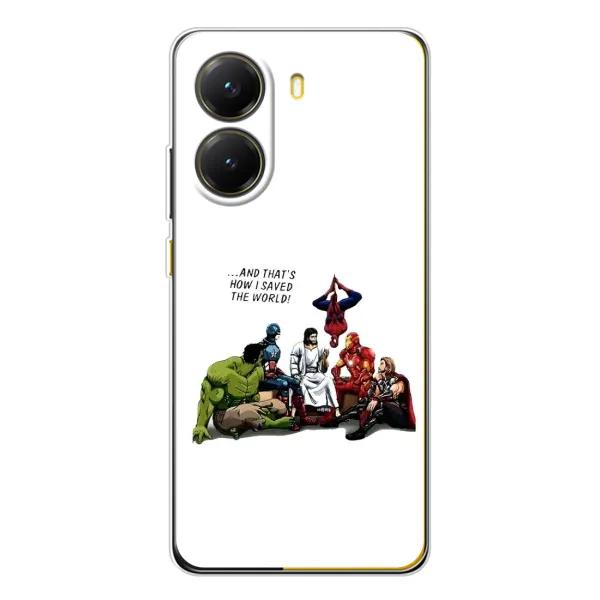 Чехол с рисунком «Иисус супергерой» для Xiaomi POCO X7 Pro Чехол с рисунком «Иисус супергерой» для Xiaomi POCO X7 Pro