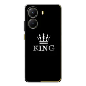 Чохол (Корона на чорному фоні) для Поко Х7 Про (KING)