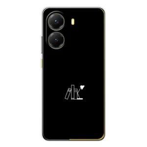 Чехол с картинками на черном фоне для Xiaomi POCO X7 Pro (Книжки)