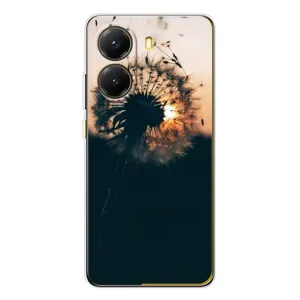 Силиконовый Чехол с одуванчиками на Xiaomi POCO X7 Pro (Красивый одуванчик)