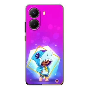 Чохол Бравл Старс для Xiaomi POCO X7 Pro (Леон у костюмі Акули)