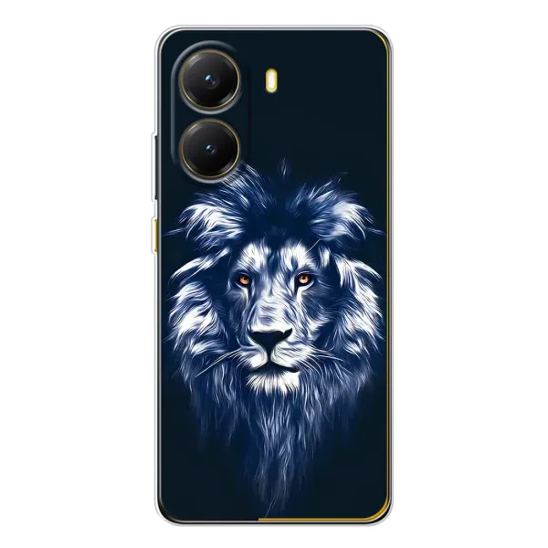 Чехол с рисунком «Лев - синий» для Xiaomi POCO X7 Pro Чехол с рисунком «Лев - синий» для Xiaomi POCO X7 Pro