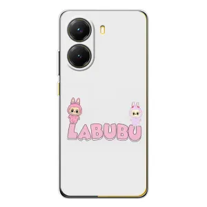 Чехол с принтом Лабубу для Xiaomi POCO X7 Pro (Логотип Лабубу)