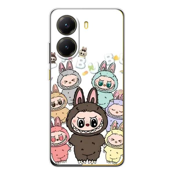Чехол с рисунком «Маленькие Лабубу» для Xiaomi POCO X7 Pro Чехол с рисунком «Маленькие Лабубу» для Xiaomi POCO X7 Pro