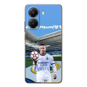 Чехол (TPU) с Футболистом на Xiaomi POCO X7 Pro (Mbappe Real)
