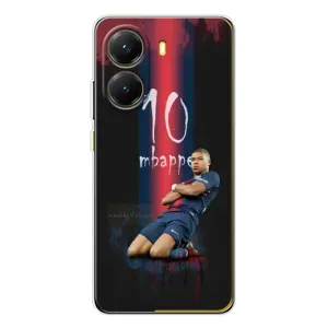 Чехол (TPU) с Футболистом на Xiaomi POCO X7 Pro (MBAPPE 10)
