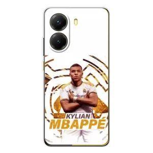 Чехол (TPU) с Футболистом на Xiaomi POCO X7 Pro (Мбаппе Реал)