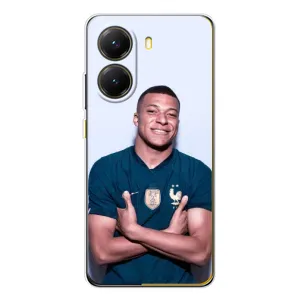 Чехол (TPU) с Футболистом на Xiaomi POCO X7 Pro (Мбаппешичка)