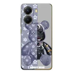 Силиконовый чехол для Xiaomi POCO X7 Pro (Медведь Louis Vuitton)
