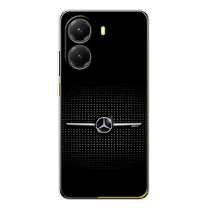 Силиконовый бампер с картинкой машины на Xiaomi POCO X7 Pro (Mercedes)
