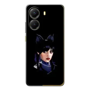 Чехлы с принтом Уэнсдей на Xiaomi POCO X7 Pro (Милая Уэнсдей)