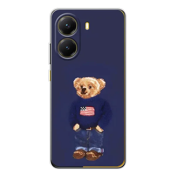 Чехол с рисунком «Мишка USA» для Xiaomi POCO X7 Pro