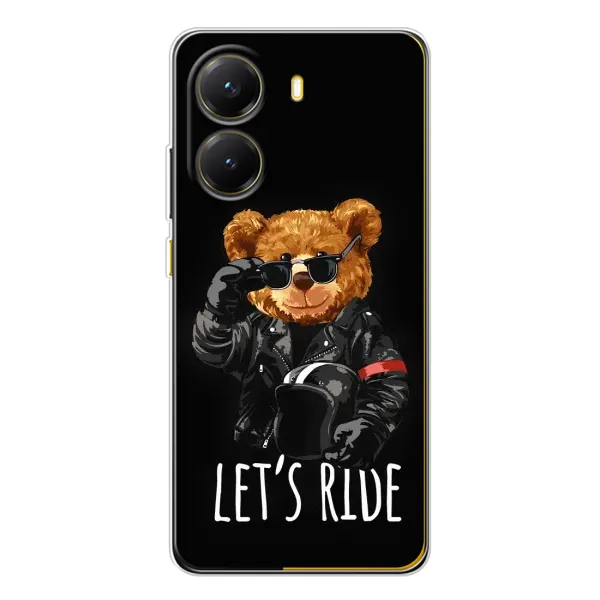 Чехол с рисунком «Модный Мишка» для Xiaomi POCO X7 Pro