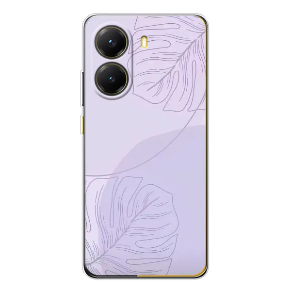 Чехол с рисунком «Монстера фиолетовая» для Xiaomi POCO X7 Pro Чехол с рисунком «Монстера фиолетовая» для Xiaomi POCO X7 Pro
