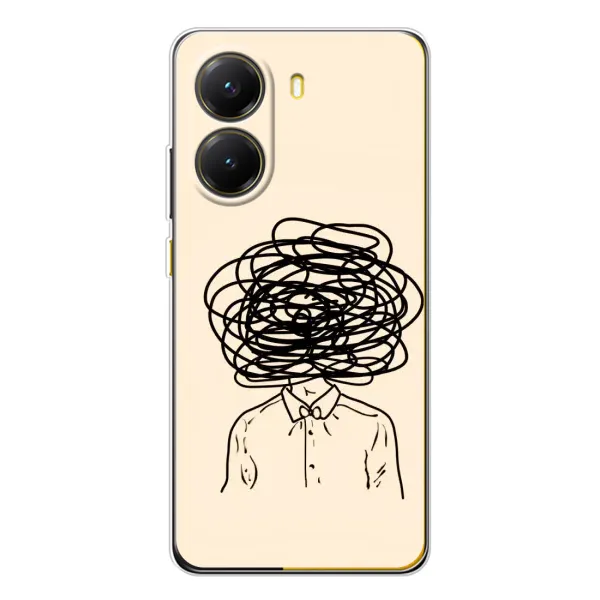 Чехол с рисунком «Мысли» для Xiaomi POCO X7 Pro Чехол с рисунком «Мысли» для Xiaomi POCO X7 Pro