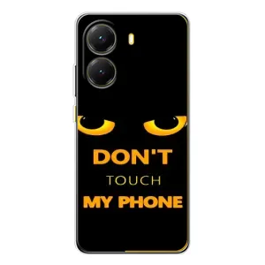 Чехол с Прикольным принтом на Xiaomi POCO X7 Pro (Не трогай мой телефон)