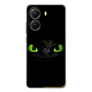 Чехол дракон Беззубик для Xiaomi POCO X7 Pro (Глаза Беззубика)