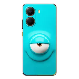 Силиконовые Чехлы (смешные стикеры) для Xiaomi POCO X7 Pro (Одноглазик)