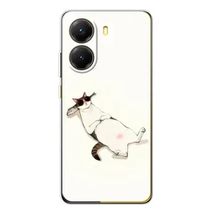 Чехол на тематику: Коты для Xiaomi POCO X7 Pro (Отдых)