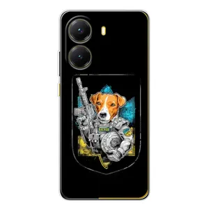 Чехол с принтом для Xiaomi POCO X7 Pro (Патрон Воин)