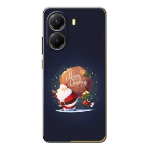 Чехол Санта Клаус для Xiaomi POCO X7 Pro (Подарки от Санты)