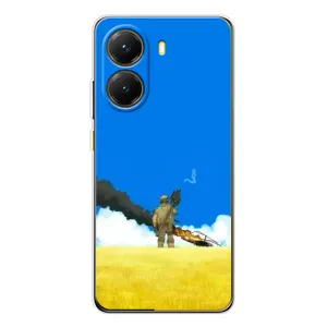 Чехлы на военную тематику для Xiaomi POCO X7 Pro (Попадание)