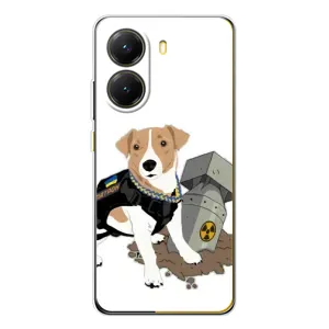 Чехол с принтом Собаки Патрон для Xiaomi POCO X7 Pro (Пёс Патрон с ракетой)