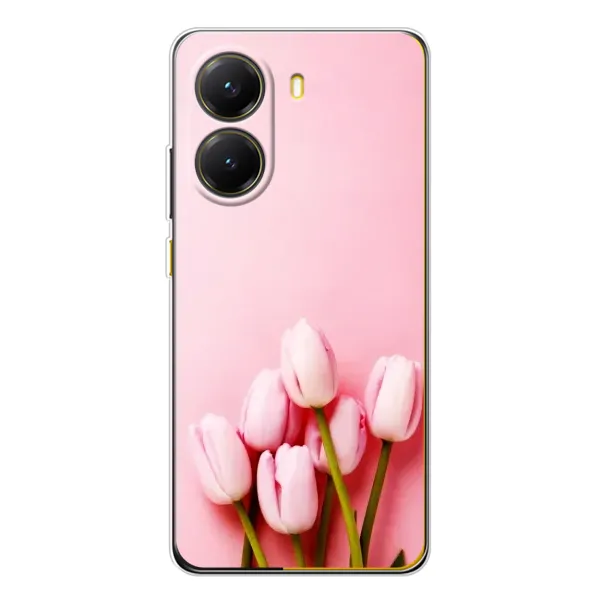 Чехол с рисунком «Розовые тюльпаны» для Xiaomi POCO X7 Pro Чехол с рисунком «Розовые тюльпаны» для Xiaomi POCO X7 Pro