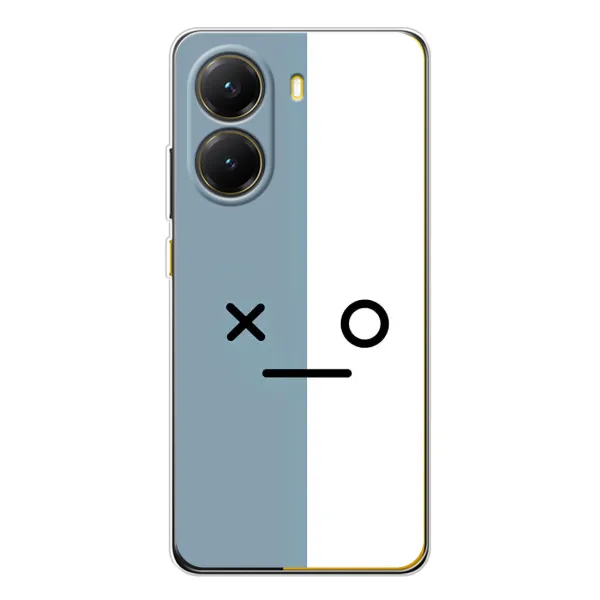 Чехол с рисунком «Серо-белый» для Xiaomi POCO X7 Pro Чехол с рисунком «Серо-белый» для Xiaomi POCO X7 Pro