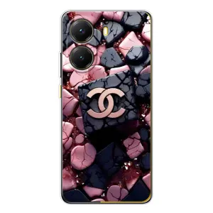 Чехол (Dior, Prada, YSL, Chanel) для Xiaomi POCO X7 Pro (Шанель)