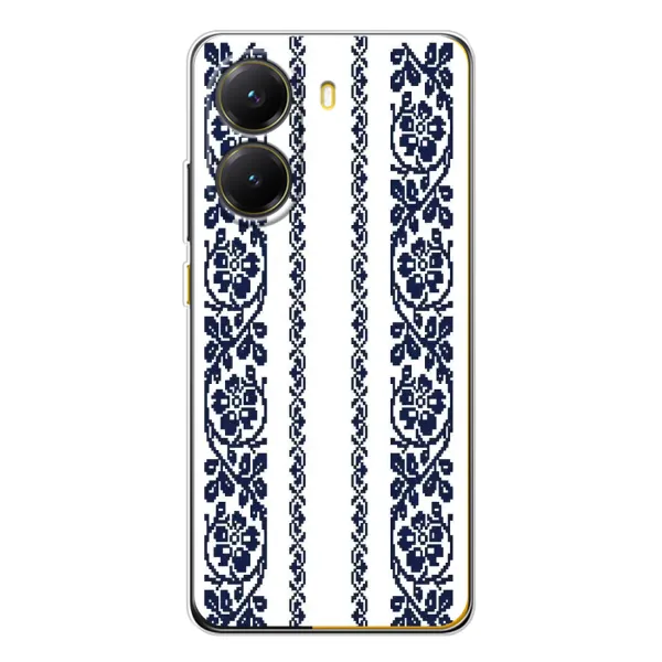 Чехол с рисунком «Синяя вышиванка» для Xiaomi POCO X7 Pro Чехол с рисунком «Синяя вышиванка» для Xiaomi POCO X7 Pro