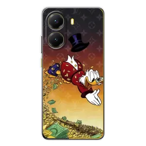 Силиконовый чехол для Xiaomi POCO X7 Pro (Скрудж Луи Виттон)