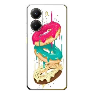 Чехол с изображением  вкусной еды для Xiaomi POCO X7 Pro (Сочные пончики)