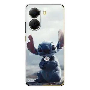 Чехол с рисунком Стич для Xiaomi POCO X7 Pro (Стич с цветочком)