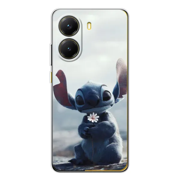 Чехол с рисунком «Стич с цветочком» для Xiaomi POCO X7 Pro Чехол с рисунком «Стич с цветочком» для Xiaomi POCO X7 Pro