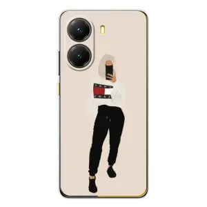 Силіконовый Чохол на Xiaomi POCO X7 Pro з картинкой Модных девушек (Стильна)