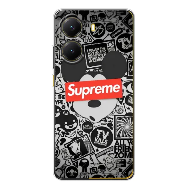 Чехол с рисунком «Supreme Маус» для Xiaomi POCO X7 Pro Чехол с рисунком «Supreme Маус» для Xiaomi POCO X7 Pro