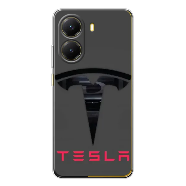 Чехол с рисунком «Logo TESLA» для Xiaomi POCO X7 Pro Чехол с рисунком «Logo TESLA» для Xiaomi POCO X7 Pro