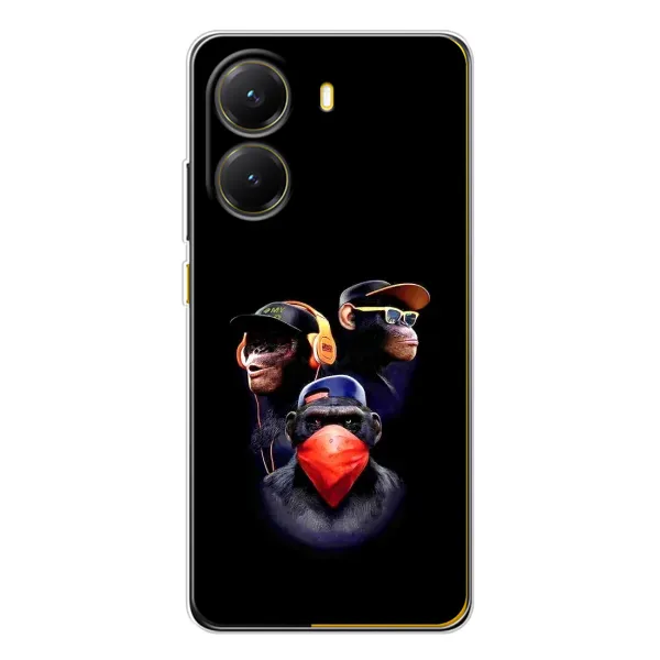 Чехол с рисунком «Три обезьяны» для Xiaomi POCO X7 Pro Чехол с рисунком «Три обезьяны» для Xiaomi POCO X7 Pro